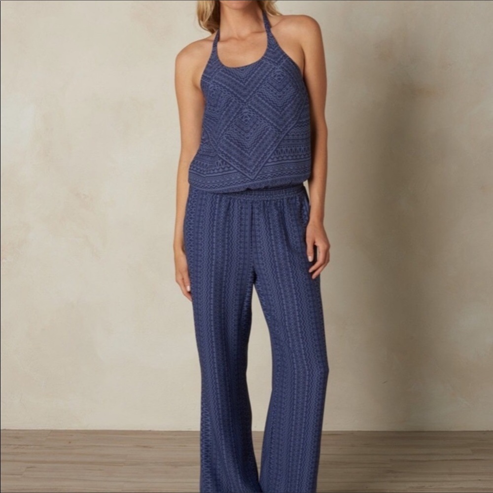PRANA BIJOU TRIBAL JUMPSUIT BLUE​​​​​‎